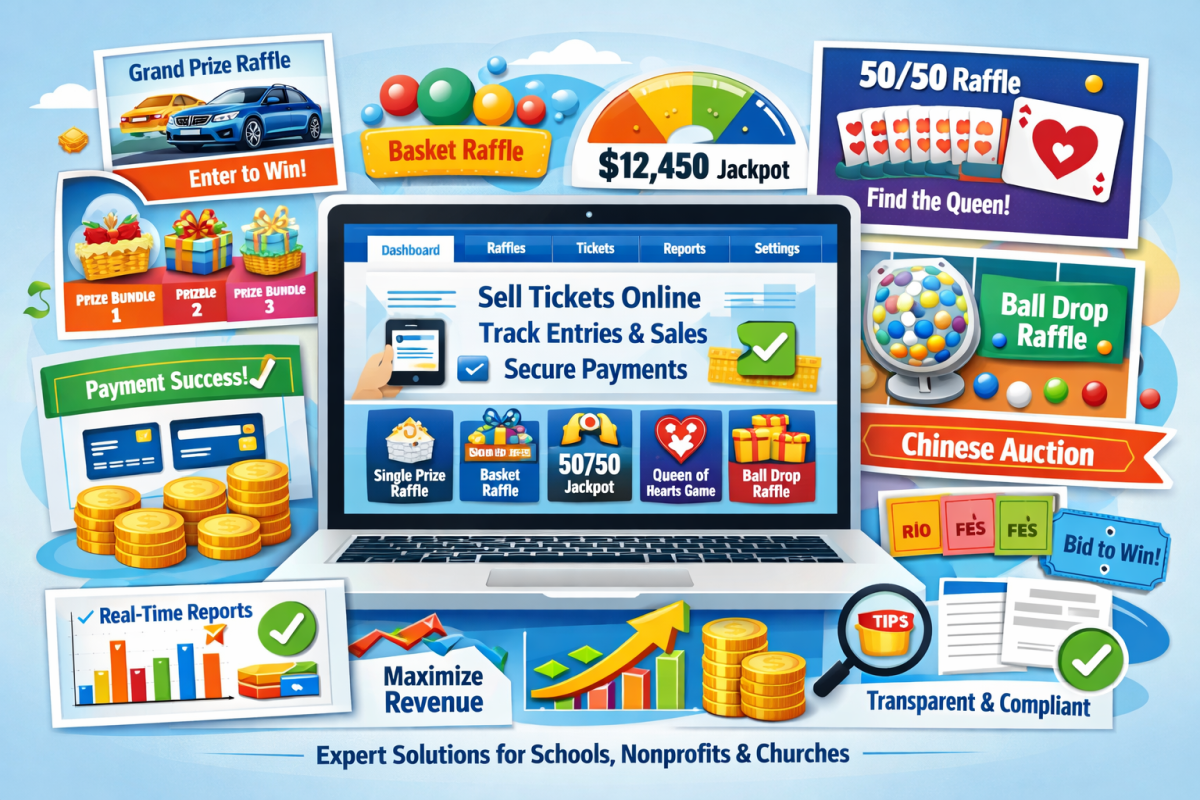 online raffle ticket online raffle fundraiser